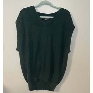 Vintage‎ Andrew Rohan Vest Men's XL Green V Neck USA Made